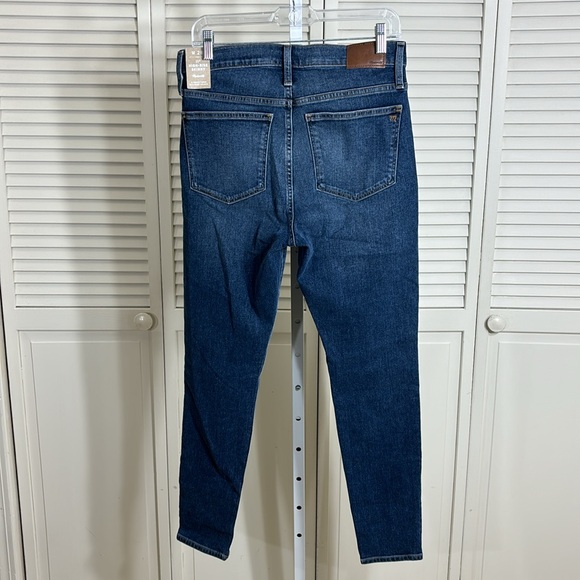 NWT Madewell 11" High-Rise Skinny Jeans Markland Wash Tencel Denim Size 28 - Picture 10 of 16